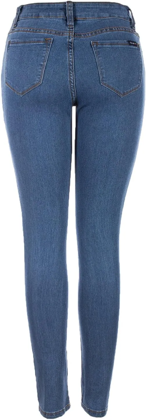 2LUV Women's 5 Pocket Ankle Stretch Skinny Jeans