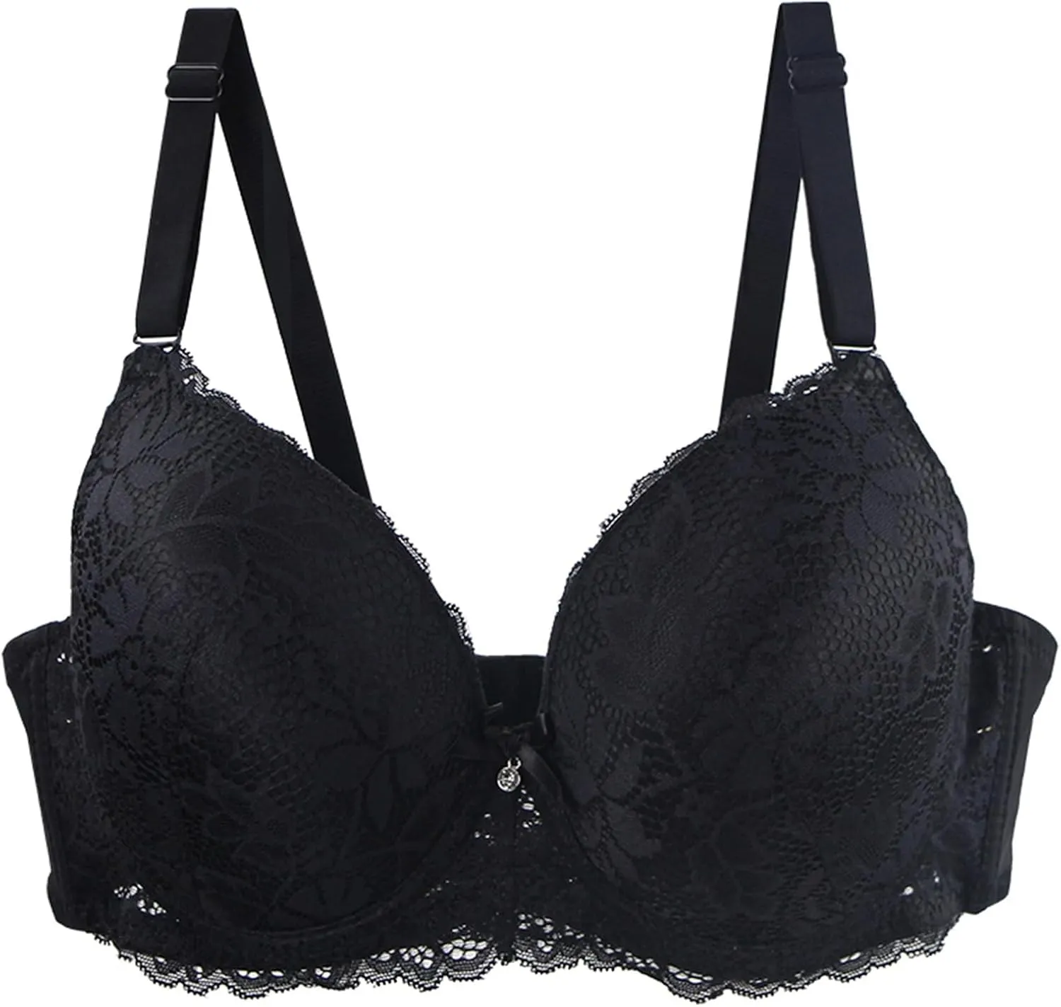 3 Piece Bra Packs Women Floral Lace Wireless Everyday Bras Push Up Smooth Bralettes Supportive Wire Free T Shirt Bra