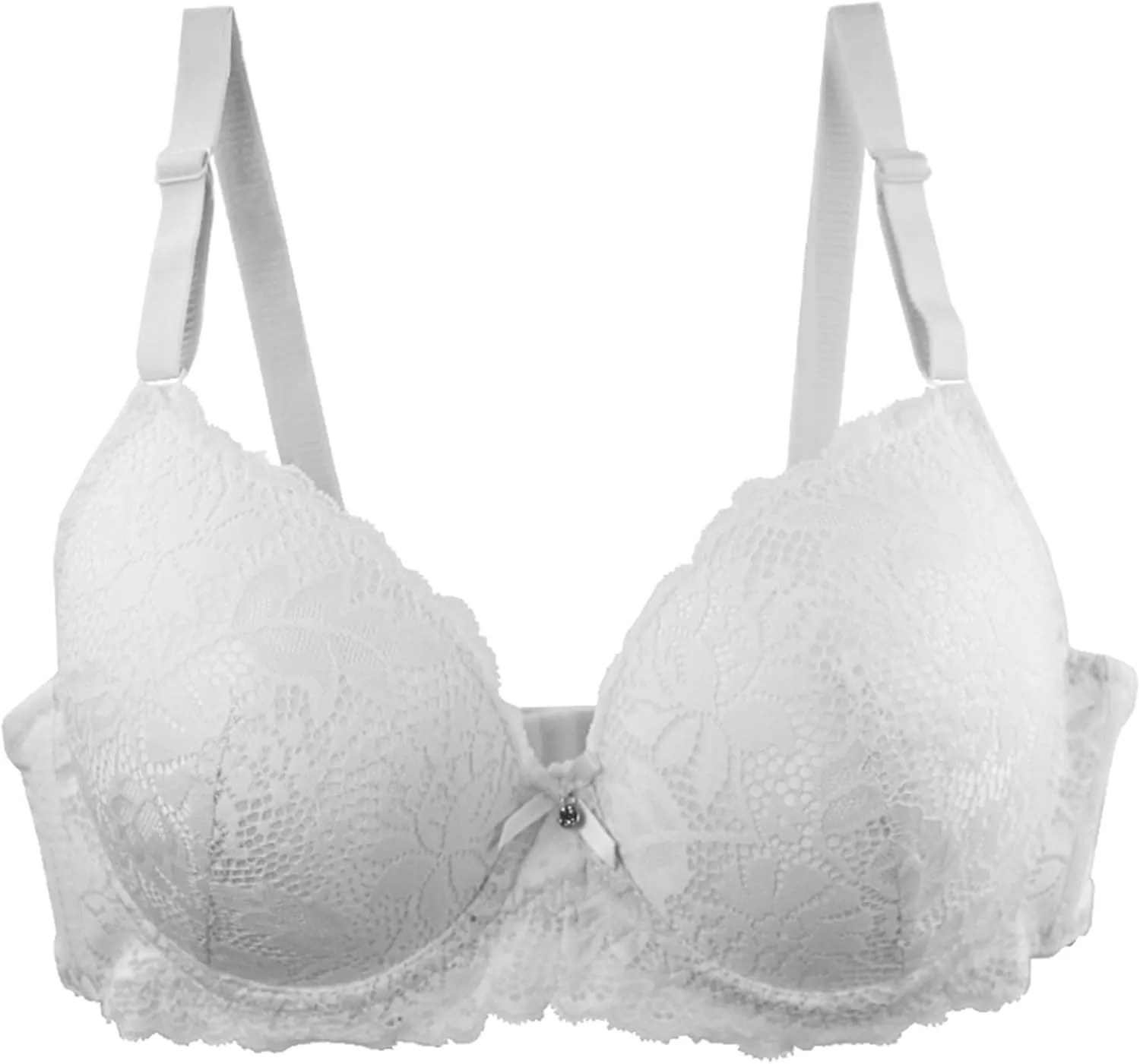 3 Piece Bra Packs Women Floral Lace Wireless Everyday Bras Push Up Smooth Bralettes Supportive Wire Free T Shirt Bra