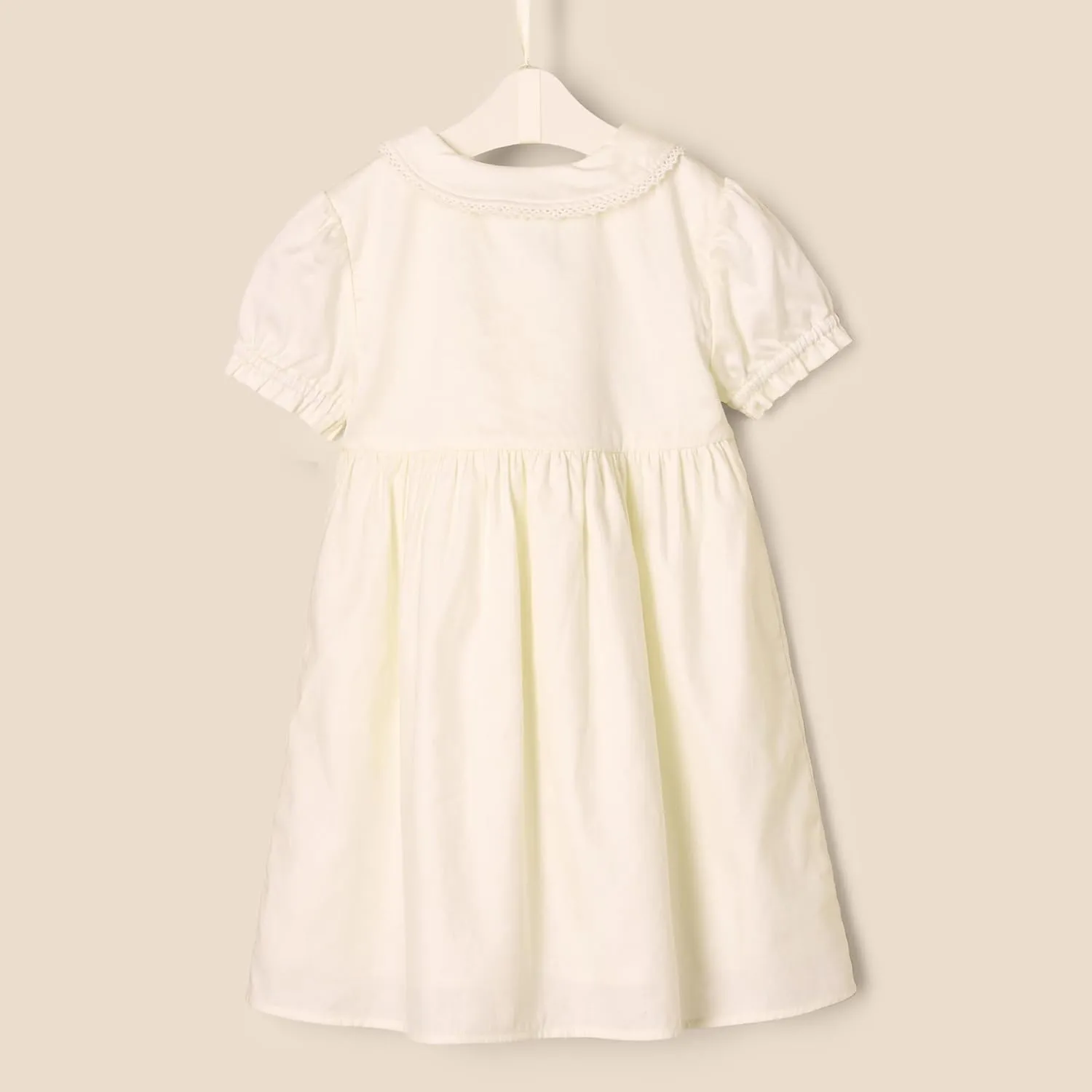 Amazon Essentials x Sofia Grainge Toddlers and Baby Girls' Cotton Sateen Dress with Collar