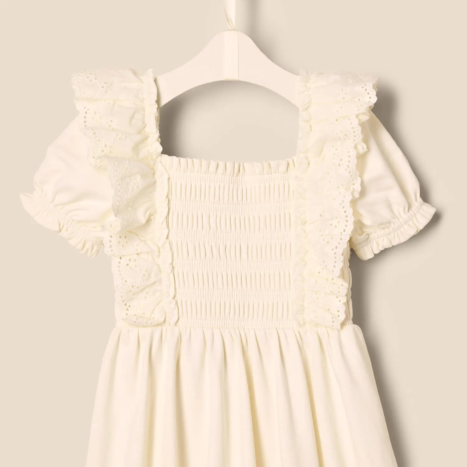 Amazon Essentials x Sofia Grainge Toddlers and Baby Girls' Embroidered Knit Dress