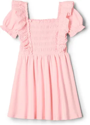Amazon Essentials x Sofia Grainge Toddlers and Baby Girls' Embroidered Knit Dress