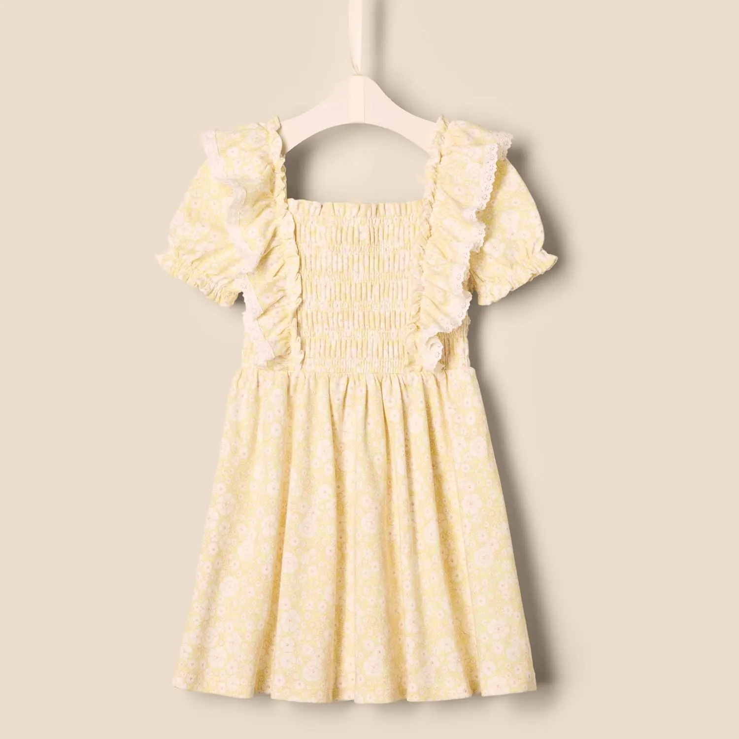 Amazon Essentials x Sofia Grainge Toddlers and Baby Girls' Embroidered Knit Dress