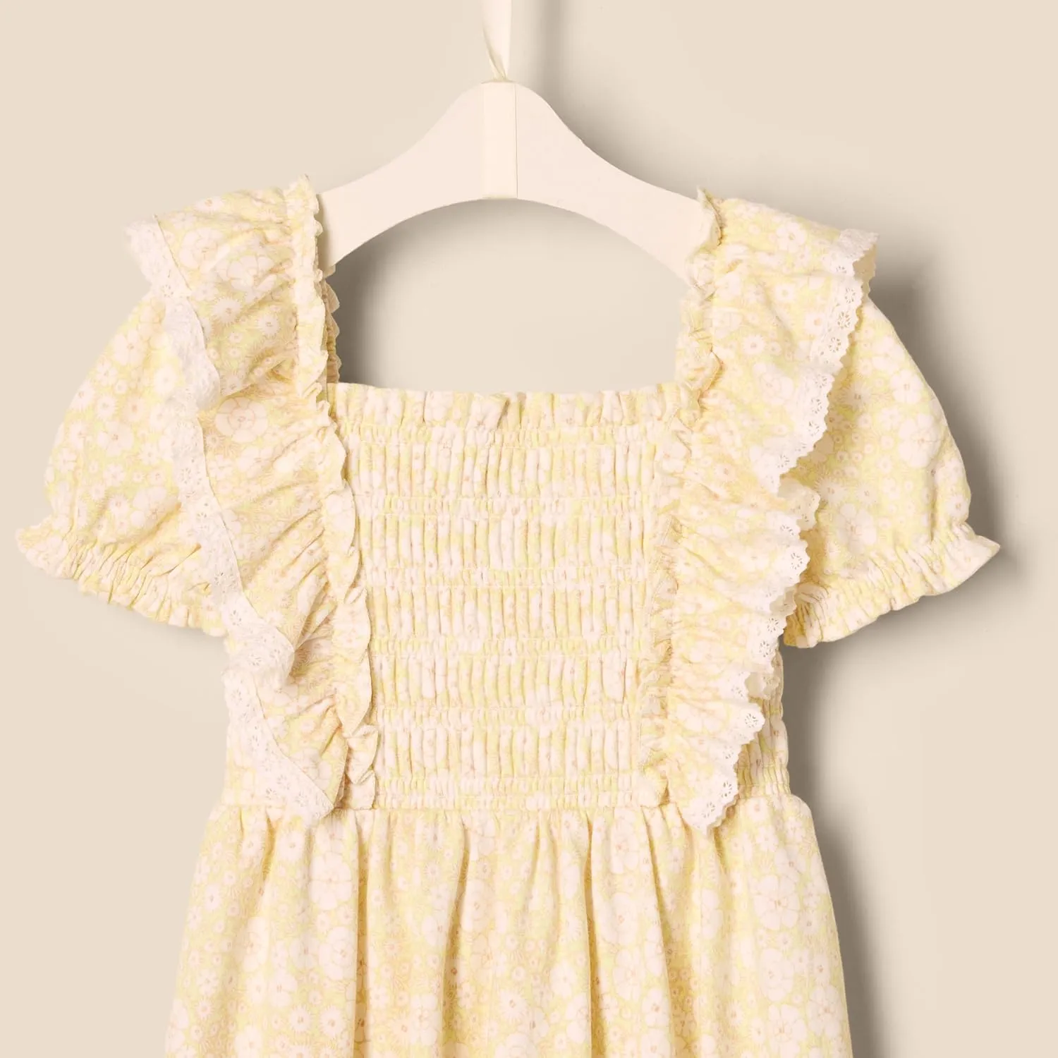 Amazon Essentials x Sofia Grainge Toddlers and Baby Girls' Embroidered Knit Dress