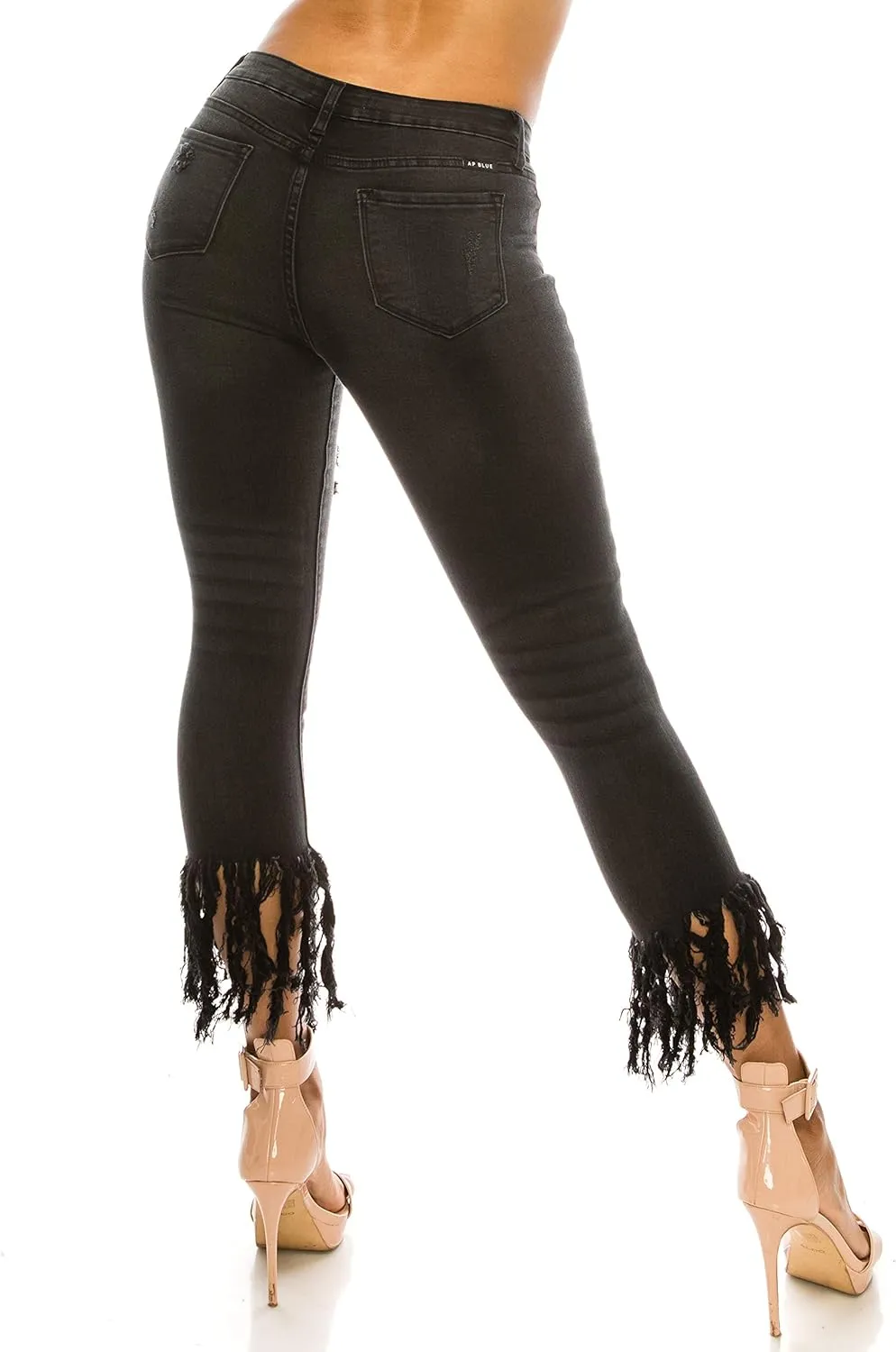 Aphrodite Cropped Skinny Jeans for Women - Womens Stretch Denim Jeans