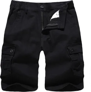 APTRO Men's Cargo Shorts Multi-Pockets Twill Camo Casual Work Shorts