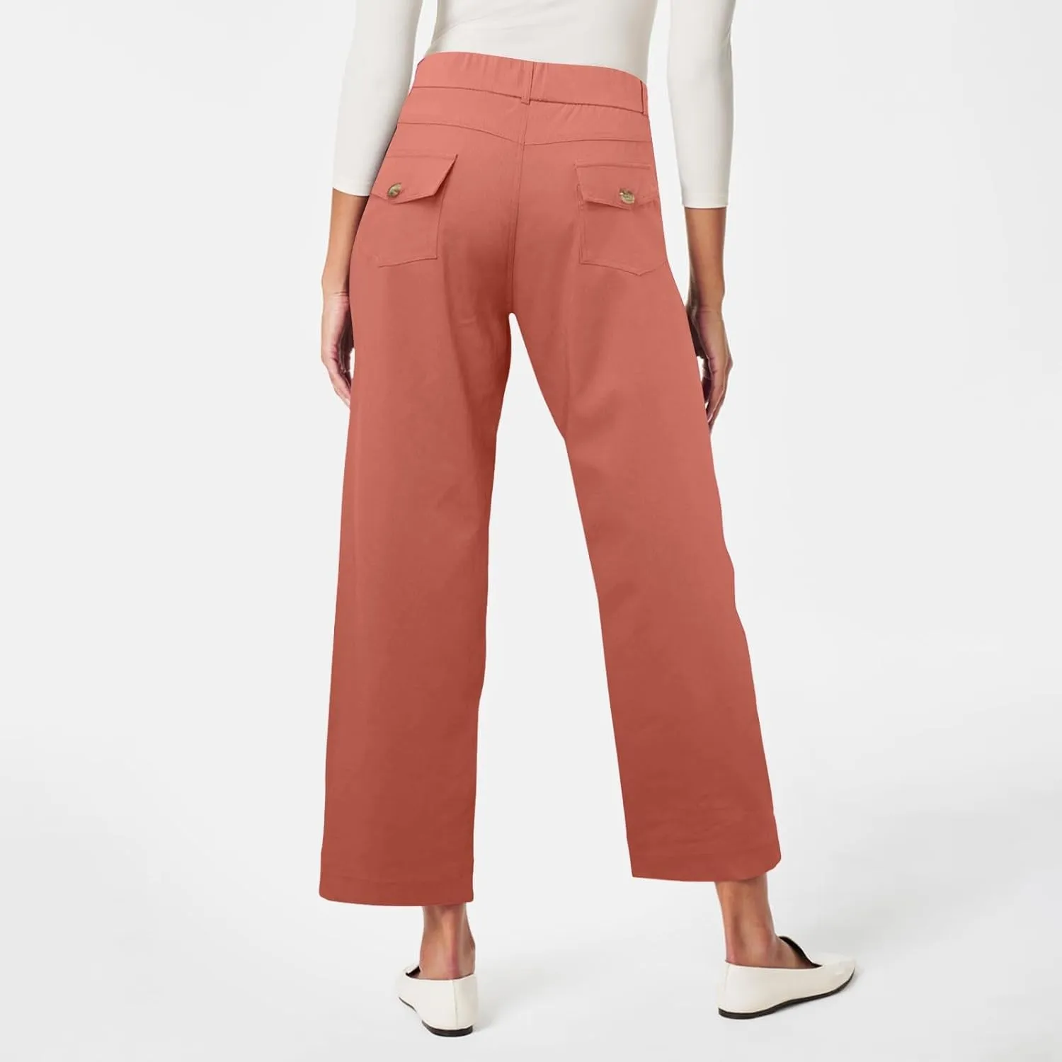 Barrel Pants for Women Winter Rosy Sports Thermal with Pockets Straight Leg Water Resistant