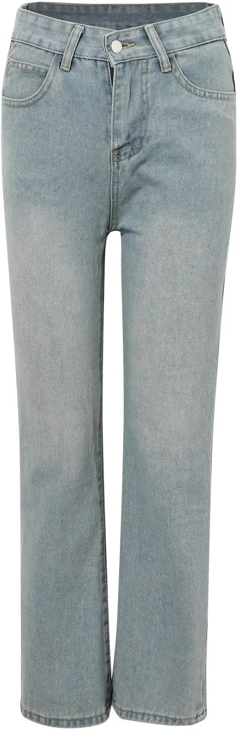 Bell Bottom Jeans for Women,High Waisted Flare Jeans Skinny Stretch Wide Leg Jeans for Women