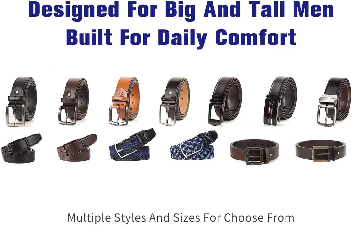 Belt for Men and Women Big & Tall 36"-90"