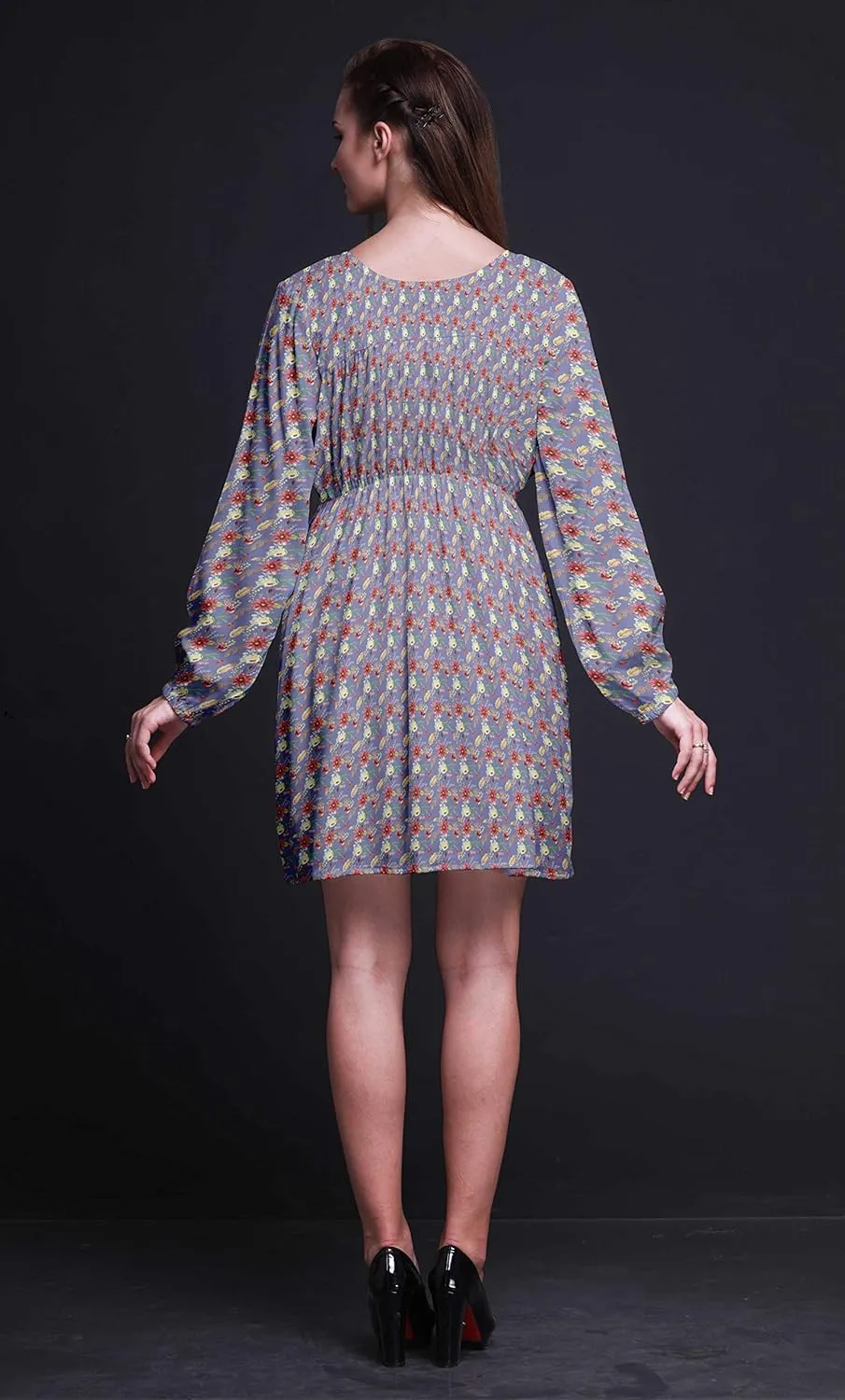 Bimba Button Down Midi Shift Dress Women Fashion Summer Causal Tunic Dress