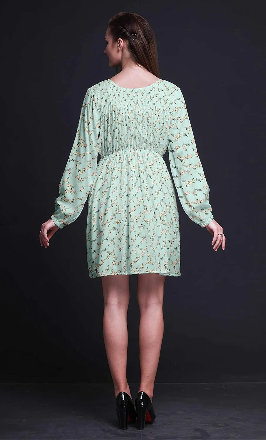 Bimba Button Down Midi Shift Dress Women Fashion Summer Causal Tunic Dress