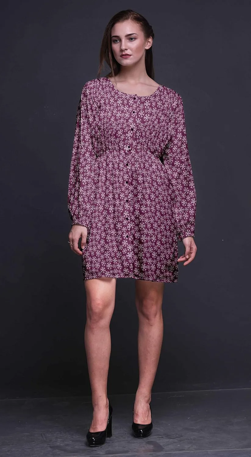 Bimba Button Down Midi Shift Dress Women Fashion Summer Causal Tunic Dress