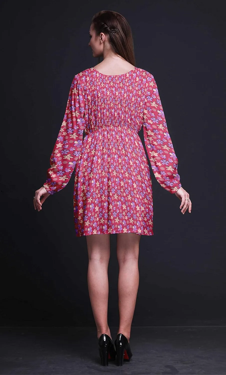 Bimba Fashion Button Down Midi Shift Dress Women Shirt Summer Causal Tunic