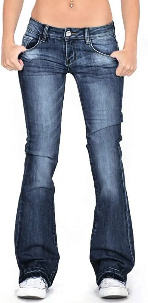 Black Pants for Women Jeans Mid Women’s Poket Lace Denim Casual Women's Jeans Straight Leg Denim Pants Womens High