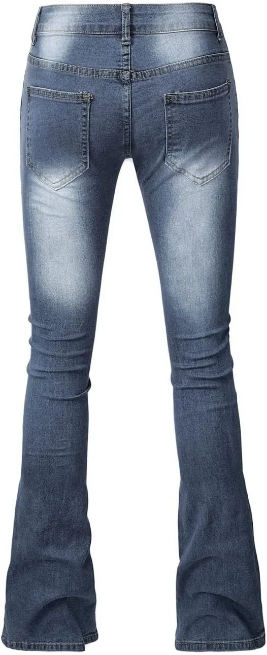 Black Pants for Women Jeans Mid Women’s Poket Lace Denim Casual Women's Jeans Straight Leg Denim Pants Womens High