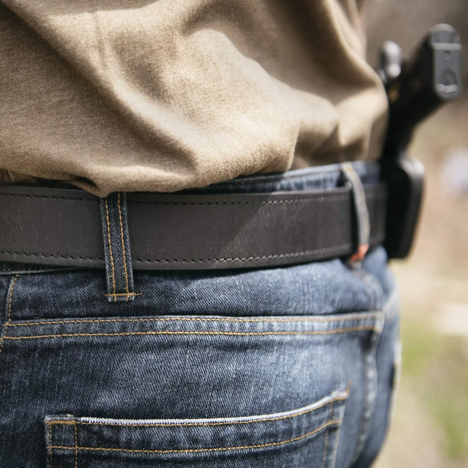 Browning Men's Rugged Leather Casual Belts