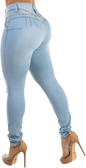 Butt Lifting Jeans for Women - High Waisted Skinny Levanta Cola Stretch Jeans