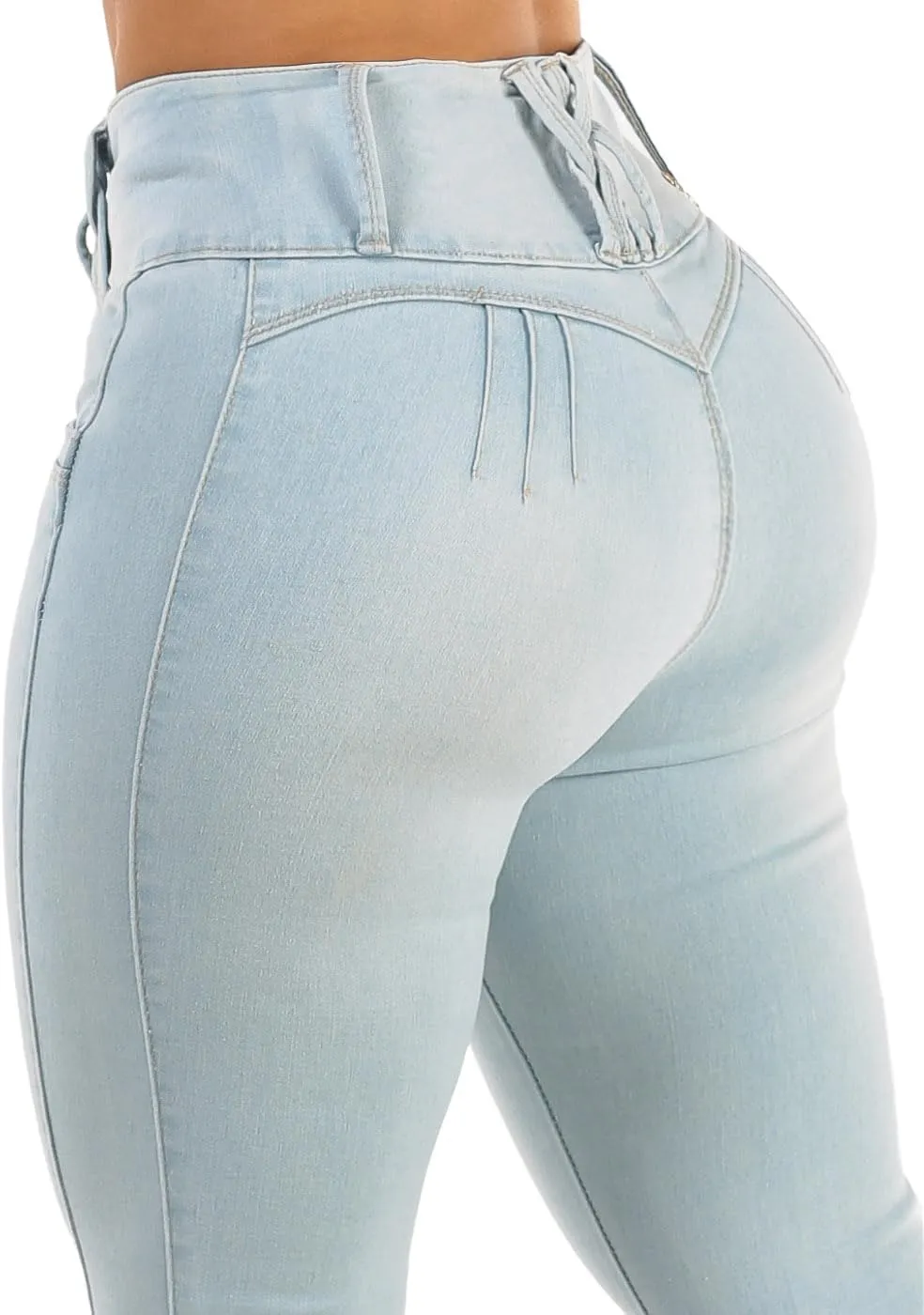 Butt Lifting Jeans for Women - High Waisted Skinny Levanta Cola Stretch Jeans