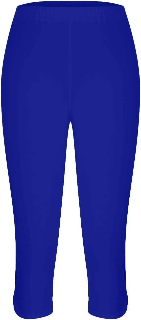 Capri Leggings for Women Casual Yoga Pants Tummy Control High Waisted Lightweight Comfy Stretchy Workout Pants