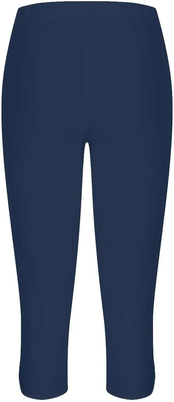 Capri Leggings for Women Casual Yoga Pants Tummy Control High Waisted Lightweight Comfy Stretchy Workout Pants