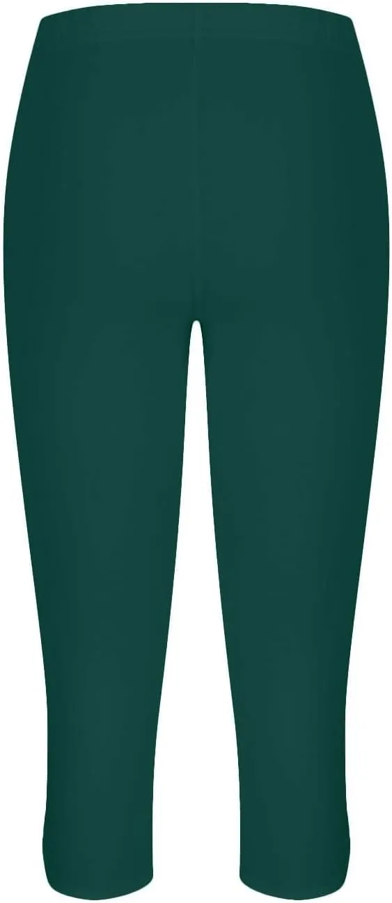 Capri Leggings for Women Casual Yoga Pants Tummy Control High Waisted Lightweight Comfy Stretchy Workout Pants