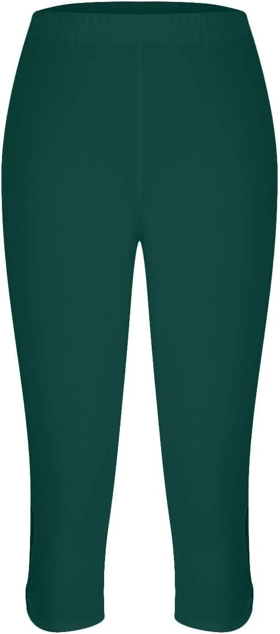 Capri Leggings for Women Casual Yoga Pants Tummy Control High Waisted Lightweight Comfy Stretchy Workout Pants