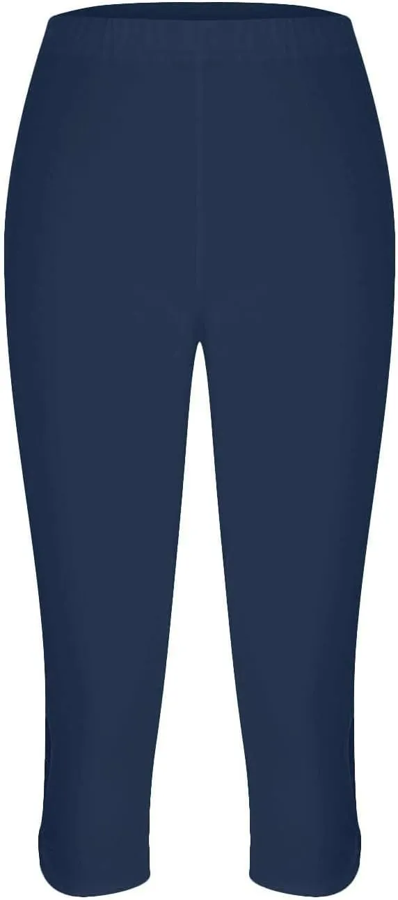 Capri Leggings for Women Casual Yoga Pants Tummy Control High Waisted Lightweight Comfy Stretchy Workout Pants