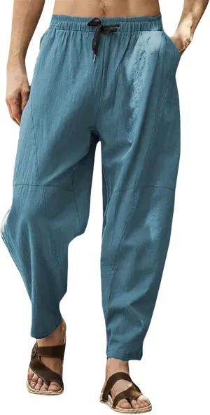 Cargo Pants for Men Relaxed Fit Mens Silk Long Underwear Pants Expandable Waist Golf Pants Athletic Sweatpants Mens