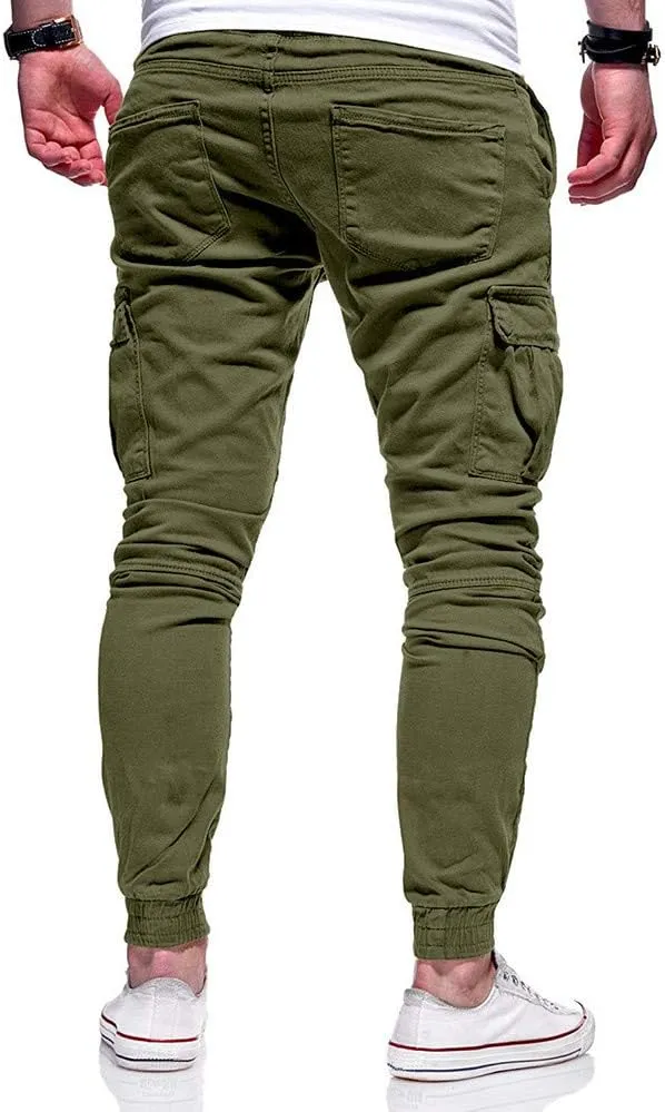 Cargo Pants for Men Relaxed Fit Pants Hiking Cargo Pants Relaxed Winter Men Joggers Pants Loose Fit Men's Classic-Fit