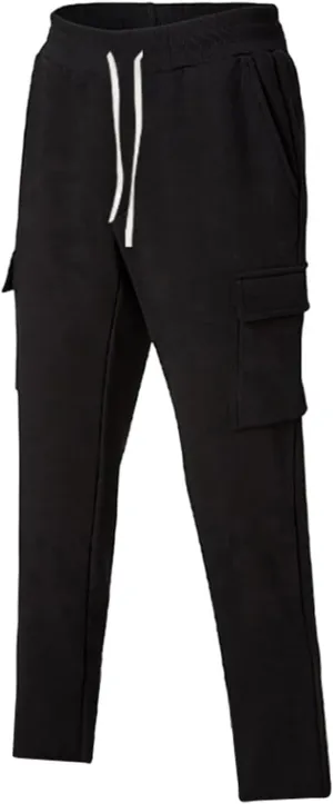 Cargo Pants Men, Mens Cargo Pants Casual Hiking Pants Workout Joggers Sweatpants Drawstring Straight Pants for Men
