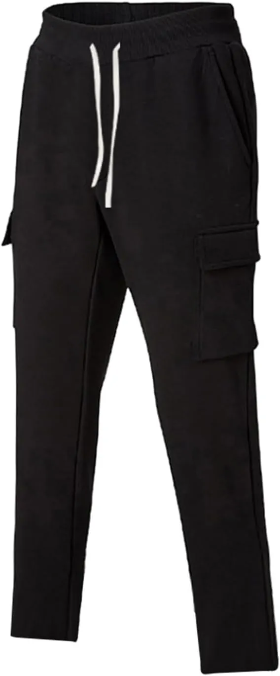 Cargo Pants Men, Mens Cargo Pants Casual Hiking Pants Workout Joggers Sweatpants Drawstring Straight Pants for Men