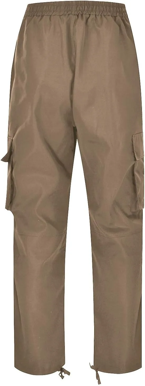 Cargo Pants Waist Color Sports Hat Multi Woven Pocket Foot Rope Solid Hiking Outdoor Track Jogging Sweatpants Pants