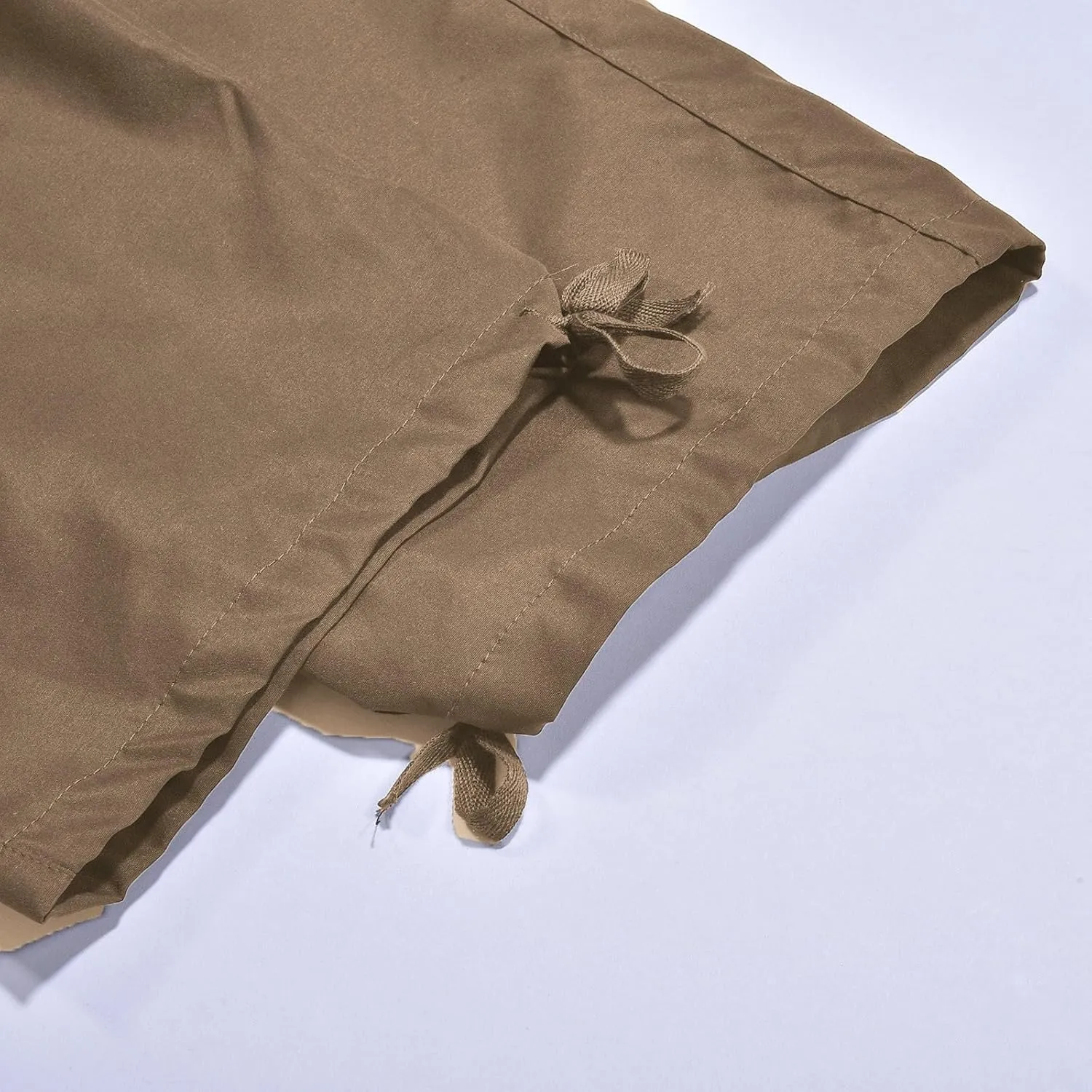 Cargo Pants Waist Color Sports Hat Multi Woven Pocket Foot Rope Solid Hiking Outdoor Track Jogging Sweatpants Pants