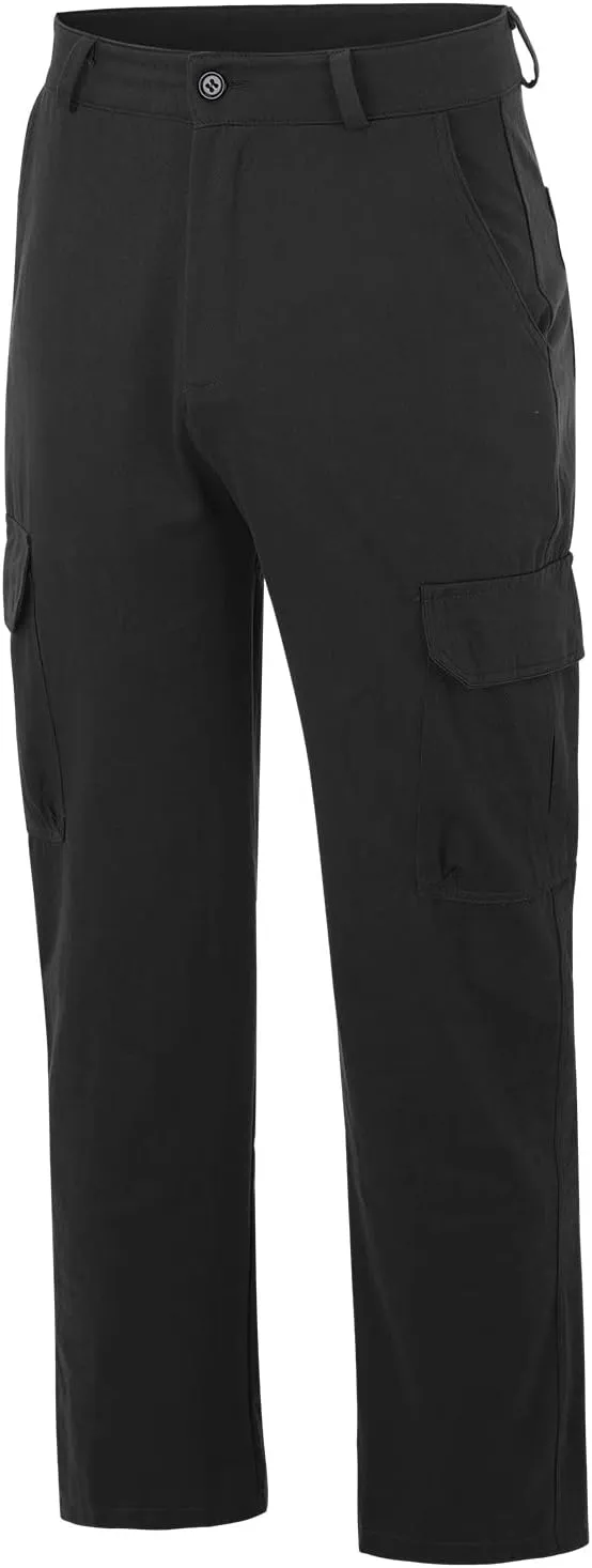 Cargo Sweatpants for Men Big and Tall Baggy Heavyweight Athletic Joggers Multi-Pockets Relaxed Fit Cargo Pants Men's