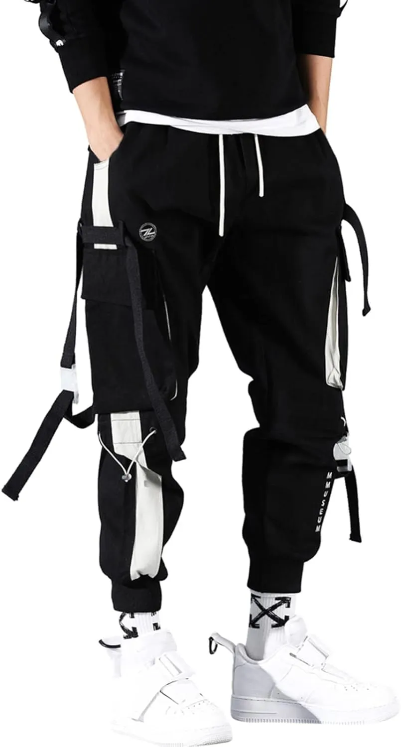 Cargo Trousers for Men Workout Sweatpants Men's Waterproof Outdoor Fleece Lined Hiking Trousers Winter Warm Skiing