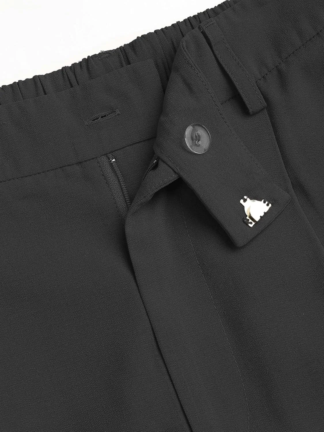 CIDER Woven Straight Leg Trousers