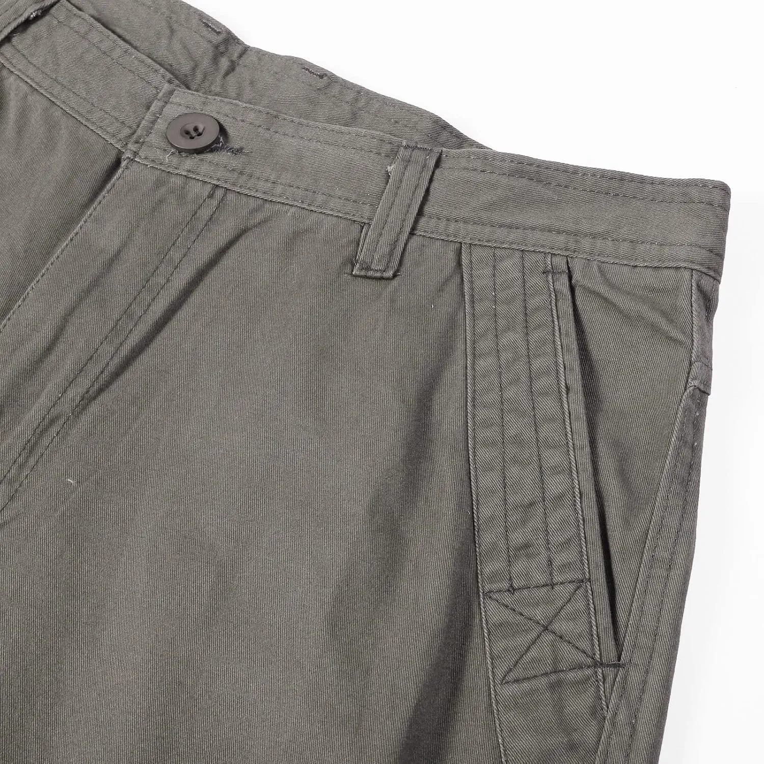 CRNTCEM Mens Outdoor Hiking Cargo Shorts Lightweight Water Resistant Quick Dry Tactical Golf Fishing Shorts with Zip Pockets