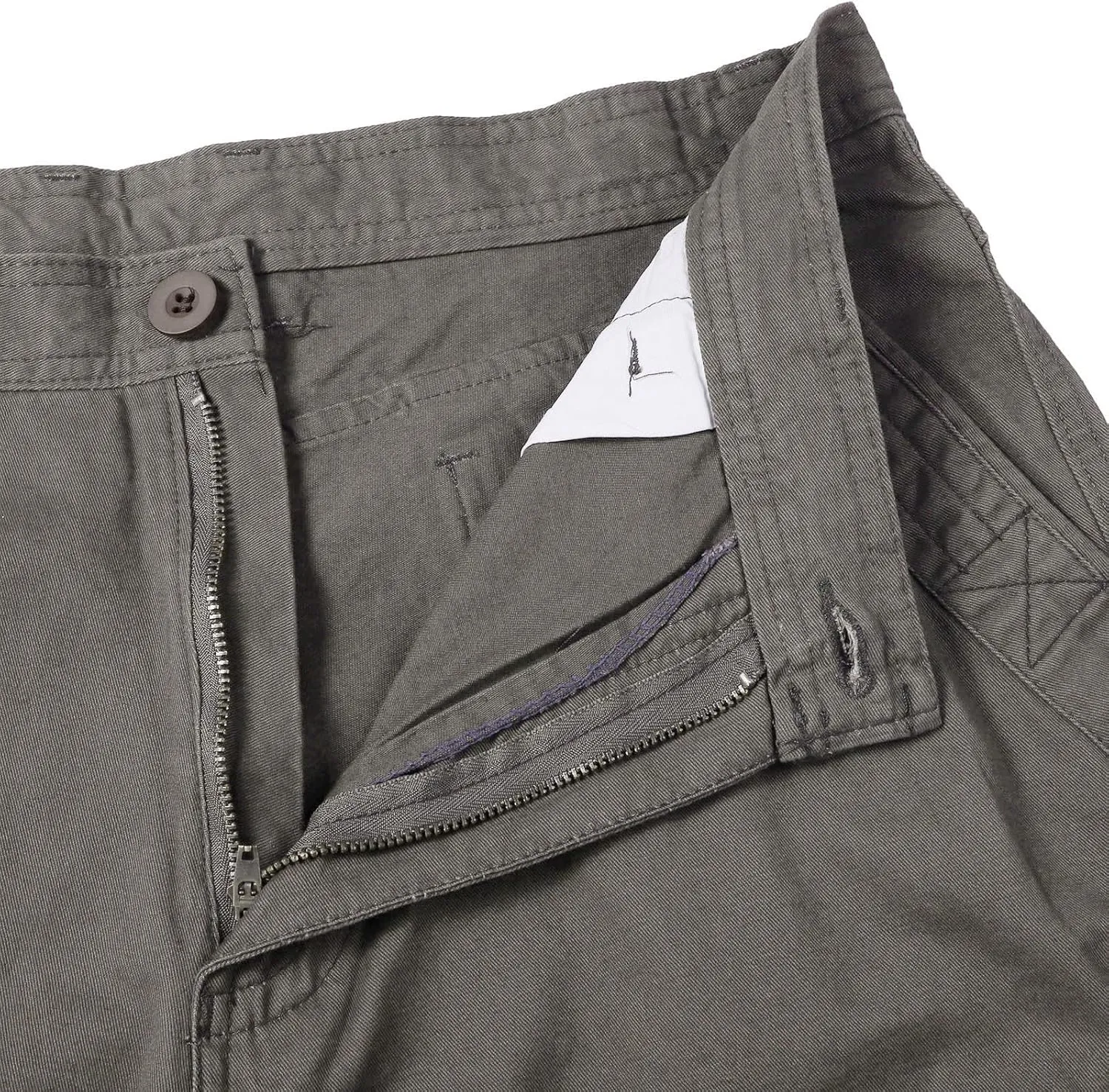CRNTCEM Mens Outdoor Hiking Cargo Shorts Lightweight Water Resistant Quick Dry Tactical Golf Fishing Shorts with Zip Pockets