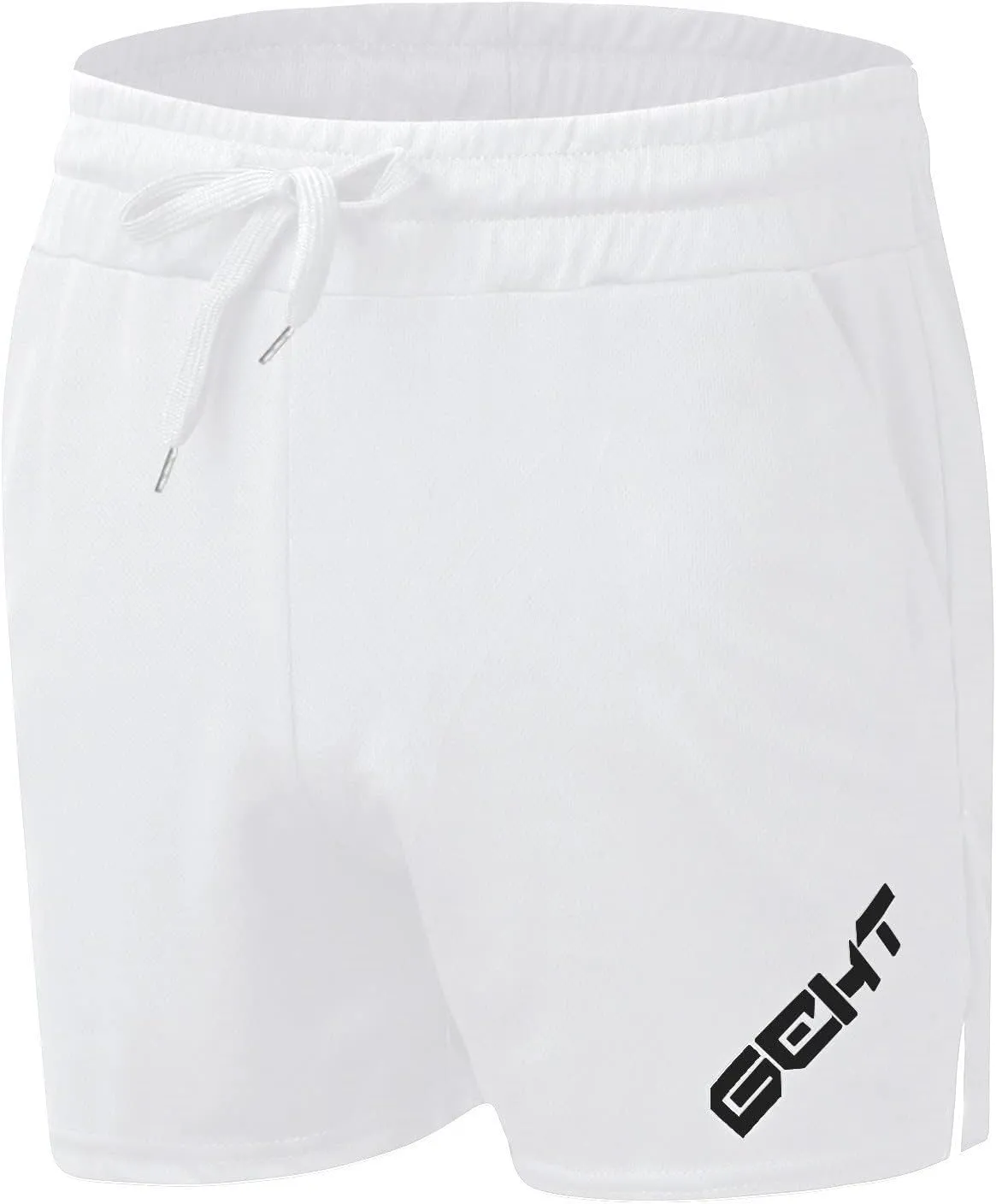 CRNTCEM Men's Slim Fit Lounge Shorts Cotton Athletic Jogger Gym Shorts Drawstring Fitness Workout Training Bodybuilding Short