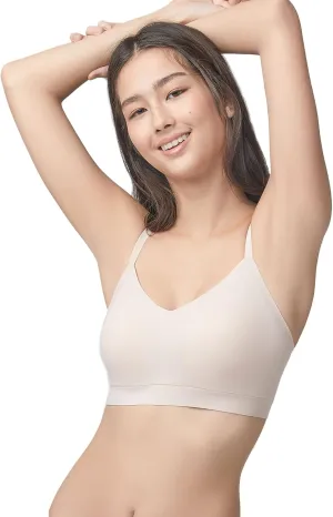 Floatley Cozy Adjustable Bra Comfort Wirefree Seamless Bra with Embedded Pad for Women