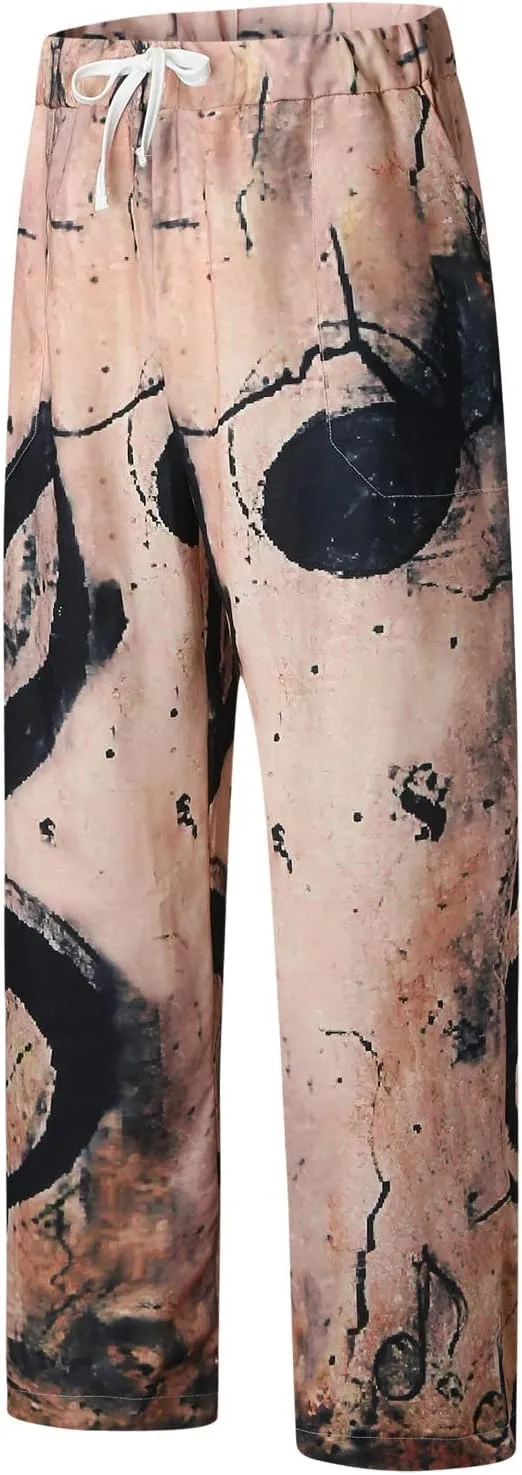 GIERIDUC Cargo Jogger Pants for Men Mens Dress Slacks Expandable Waist Orange Cargo Shorts for Men Mens Joggers Tall Length
