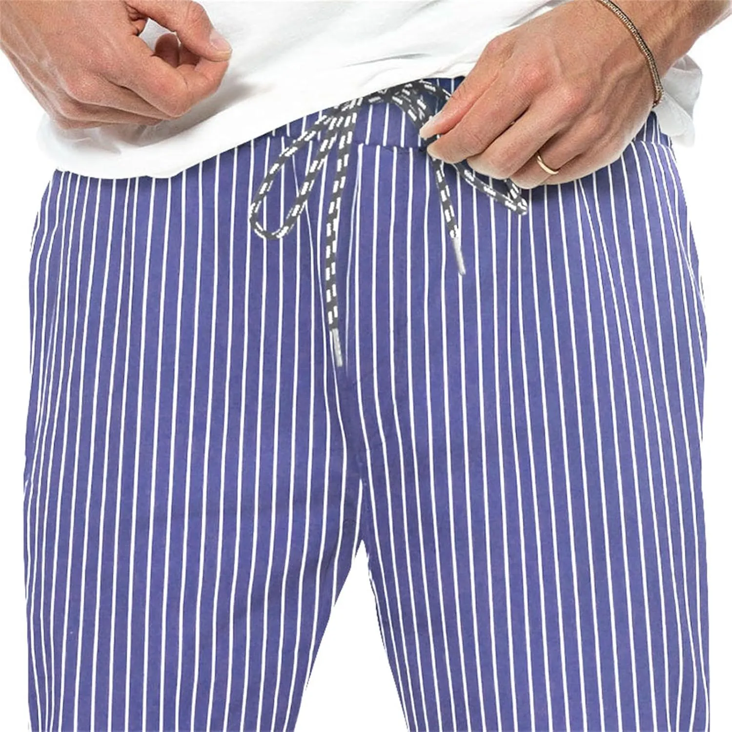 GIERIDUC Men Fashion Sports Casual Pants Casual Corduroy Pants for Men Basketball Tear Away Pants Slim Fit Walking Trousers