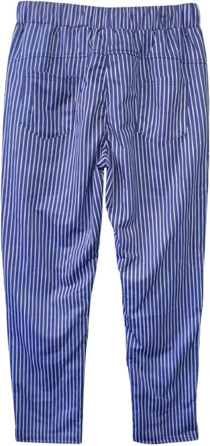GIERIDUC Men Fashion Sports Casual Pants Casual Corduroy Pants for Men Basketball Tear Away Pants Slim Fit Walking Trousers
