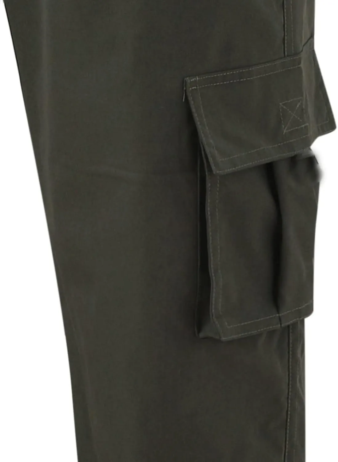 GIERIDUC Mens Stretch Waist Cargo Pants Mens Khaki Cargo Pants Relaxed Fit Mens Activewear Pants Tall Best Long Pants for Men