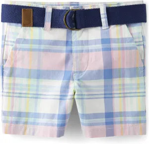 Gymboree Boys' and Toddler Belted Chino Shorts