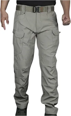 Hiking Pants Men Camo Cargo Pants for Men Casual Lightweight Joggers Work Pants Military Pants with Multi-Pocket