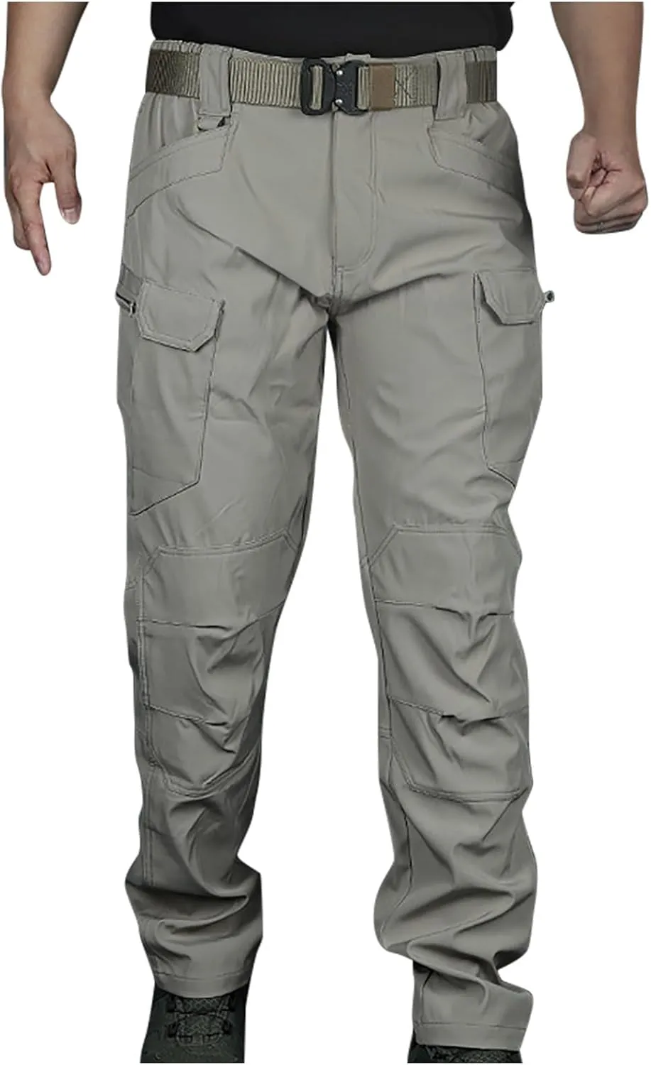 Hiking Pants Men Camo Cargo Pants for Men Casual Lightweight Joggers Work Pants Military Pants with Multi-Pocket