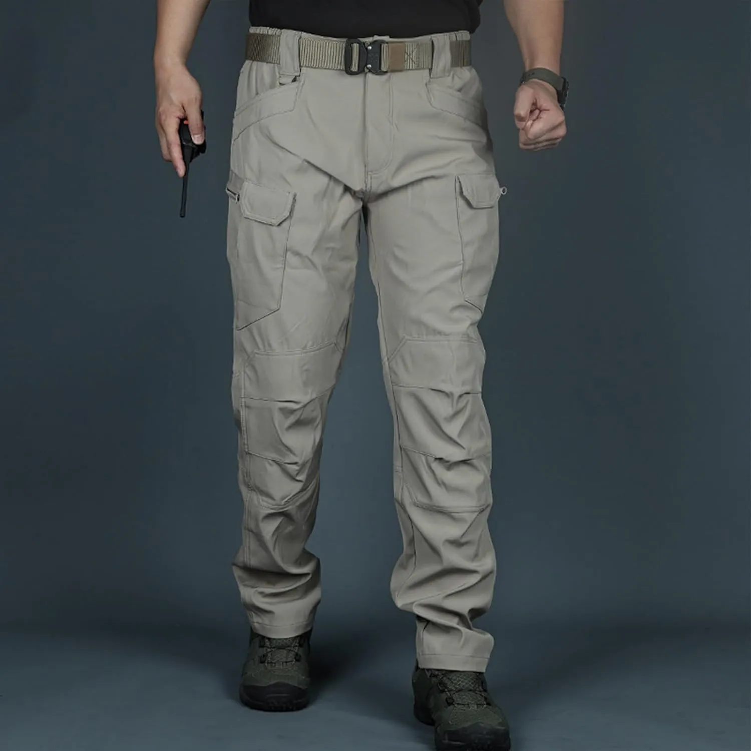 Hiking Pants Men Camo Cargo Pants for Men Casual Lightweight Joggers Work Pants Military Pants with Multi-Pocket
