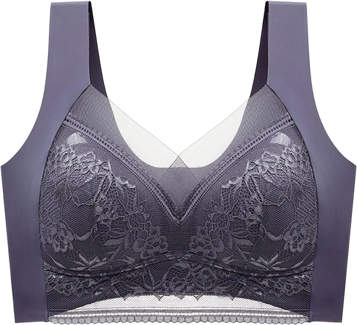 Ice Silk Seamless Beauty Back Bra Comfortable Everyday Bras Seamless Wireless Full Coverage Support Yoga Bras 2025