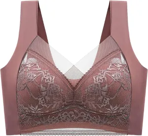 Ice Silk Seamless Beauty Back Bra Comfortable Everyday Bras Seamless Wireless Full Coverage Support Yoga Bras 2025